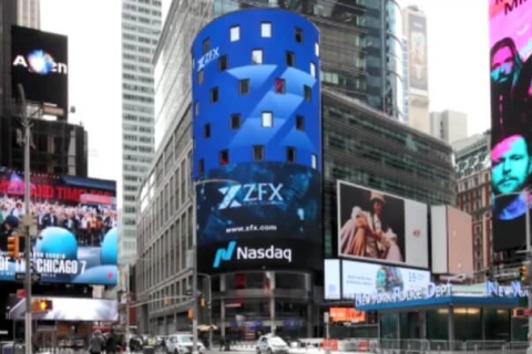 ZFX登上纽约时代广场大荧幕